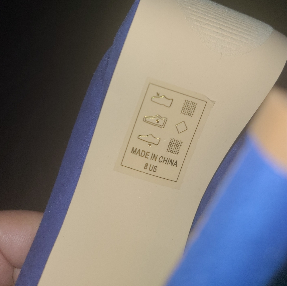 Blue high heels - Picture 4 of 4